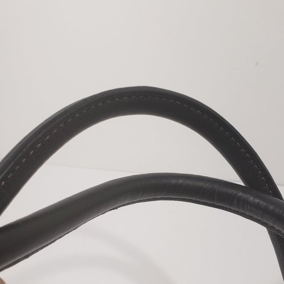 Tignanello Black Leather Bag with Adjustable Silver-toned Buckles and Hardware - Picture 7 of 12